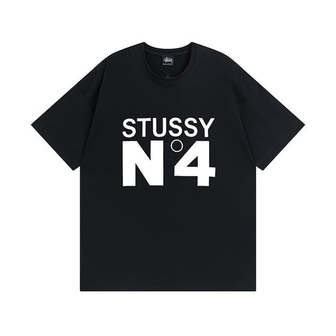 Stussy T-Shirts Casual Loose Couple T-Shirts