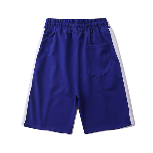 Palm Angle Shorts Palm Angels Striped Men and Women Couple Sports Casual Shorts Loose