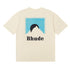 Rhude T-shirt Sunset Classic Alphabet Print Short Sleeve T-shirt