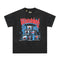 Gallery Dept T Shirts TV Printing Washed Distressed Short Sleeve plus Size