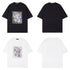 Chrome Heart T Shirts Cross Color Printed Short Sleeve T-Shirt Couple