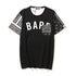Bathing Ape T-Shirt Summer Color Block Printing Fashion Short Sleeve T-shirt