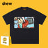 Drew T-shirts Graffiti Printing Loose Men's Short Sleeve