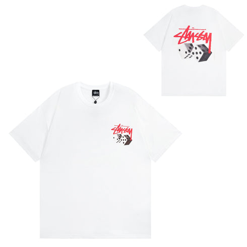 Stussy T-Shirts Casual Versatile Loose T-Shirts Couple