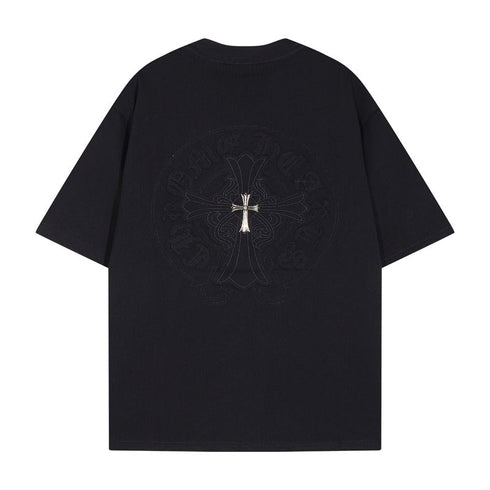 Chrome Heart T Shirts Crowe T-Shirt Summer Short Sleeve Street Hip Hop