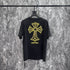 Chrome Heart T Shirts Washing Water Sanskrit Cross Foam Pulp Short Sleeve