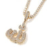 VVS JEWELRY ICY ALLAH PENDANT NECKLACE