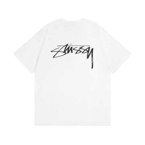Stussy T-Shirts Casual Loose Couple T-Shirts