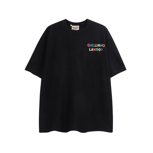 Gallery Dept T Shirts Los Angeles Gallery Dept Short Sleeve Letter Printed Loose Top