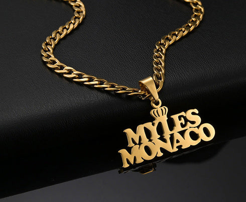 18K Gold Custom Name Cuban Necklace - Personalized Jewelry