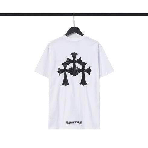 Chrome Heart T Shirts Chrome Hearts Sanskrit Horseshoe Short Sleeve T-Shirt