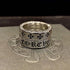 Chrome Heart Ring Cross with Diamonds