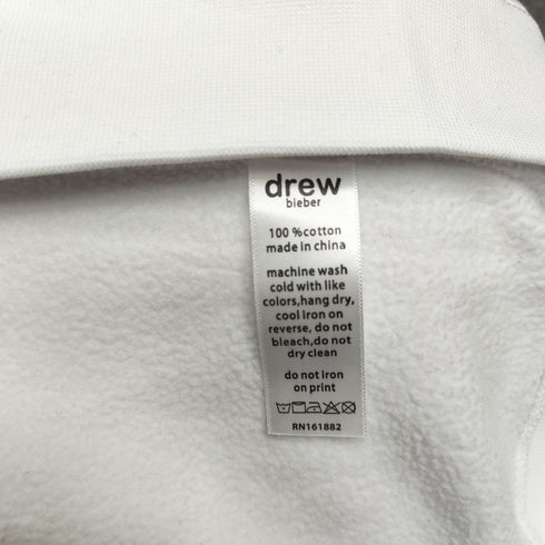 Drew House Sweatshirts Unisex Ice Cream Pattern Fleece Crew Neck Sweater