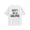 Gallery Dept T-shitrs Vintage Printed Summer plus Size Men and Women Short Sleeve