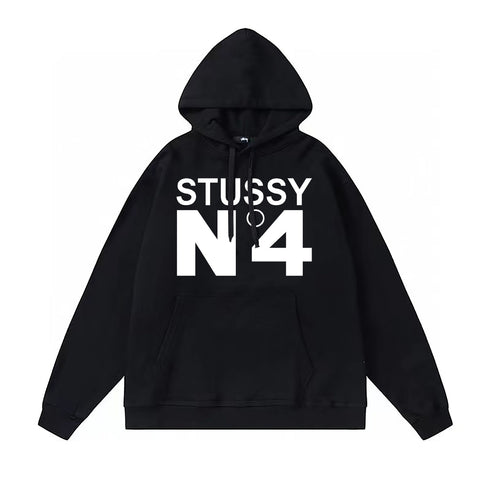 Stussy Hoodie Fall/Winter Fleece Hooded Sweater