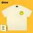 Drew T-shirts Smiley Face Print Short Sleeve Loose