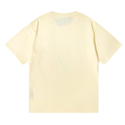 Rhude T-shirt Micro Label Yacht Print Short Sleeve T-shirt