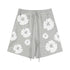Denim Tears Outfit:T-shirt/Shorts (Separate Purchase Options) Puff Print Short Sleeve T-shirt Loose Couple Shorts Suit