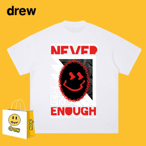Drew T-shirts T-shirt Loose Men's Short Sleeve
