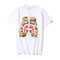 Bathing Ape T-Shirt Summer Zipper Printed Short Sleeve