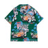 Rhude T-shirt Racing Letter Logo Casual Short Sleeve Shirt, Shorts