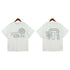 Rhude T-shirt Micro Label Letter Logo Line Pattern Short Sleeve T-shirt Loose