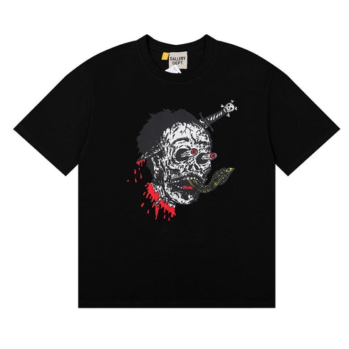 Gallery Dept T Shirts Shirt Printed Cotton Short-Sleeved T-shirt Maychao Men and Women