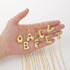 VVS Jewelry™ Chubby Bubble Initial Letter Necklace