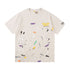 Gallery Dept T-Shirt Hand Painted Color Graffiti Print Short Sleeve T-Shirt