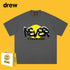 Drew T-shirts Smiley Face Short Sleeve Loose round Neck Short Sleeve