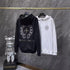 Chrome Heart Hoodie CH Crow Hot Diamond Hand Button Casual Hooded Sweater
