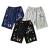 Gallery Dept Shorts Hand Painted Graffiti Ink Splashed Alphabet Casual Shorts