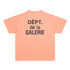 Gallery Dept T Shirts round Neck Short Sleeve T-shirt Pure Cotton