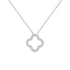 VVS 925 Sterling Silver Moissanite Hollow C Necklace
