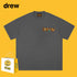Drew T-shirts Short Sleeve Letter Cotton T-shirt Loose