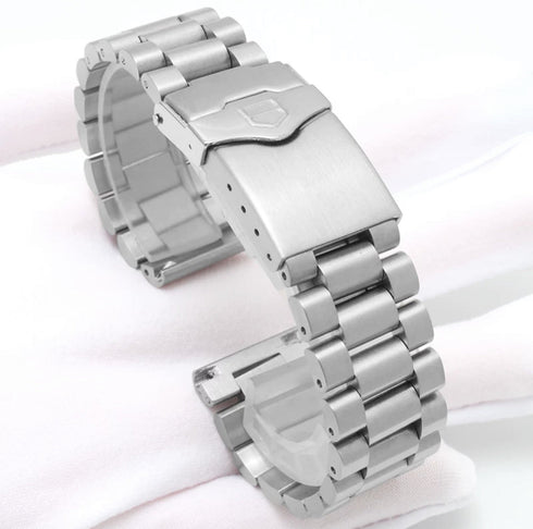 Stainless Steel Strap for Tag Heuer Formula 1 / F1 Vintage β Silver Replacement Watch Band