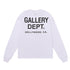 Gallery Dept T-shitrs Double Yarn Cotton Long Sleeve T-shirt