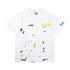 Gallery Dept T-Shirt Hand Painted Color Graffiti Print Short Sleeve T-Shirt