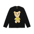 Drew House Sweatshirts Unisex Cartoon Bear Crew Neck Loose Sweater