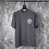 Chrome Heart T Shirts Cross Leather Print Short Sleeve T-Shirt Loose