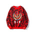 Bathing Ape Sweatshirts Spring and Autumn Shark Head Camouflage Pullover Sweater Thin Men and Women