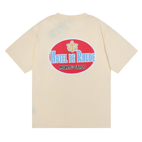 Rhude T-shirt Short Sleeve T-shirt Loose