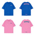 Chrome Heart T Shirts Sanskrit cross print embroidery casual loose