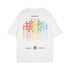 Chrome Heart T Shirts Cross Color Printed Short Sleeve T-Shirt Loose