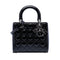 Lady Dior Bag Cannage Quilt Patent Medium