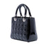 Lady Dior Bag Cannage Quilt Patent Medium