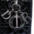 Lady Dior Bag Cannage Quilt Patent Medium