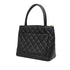 Medallion Tote Quilted Caviar