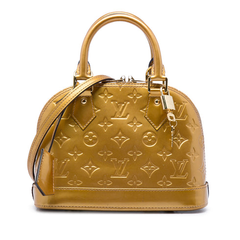 Alma Handbag Monogram Vernis BB