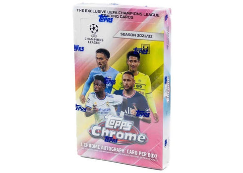 2021-22 Topps Chrome UEFA Champions League Soccer Hobby Box